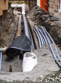Image for Can you build over buried gas lines? post